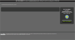 Desktop Screenshot of custommusclecars.com
